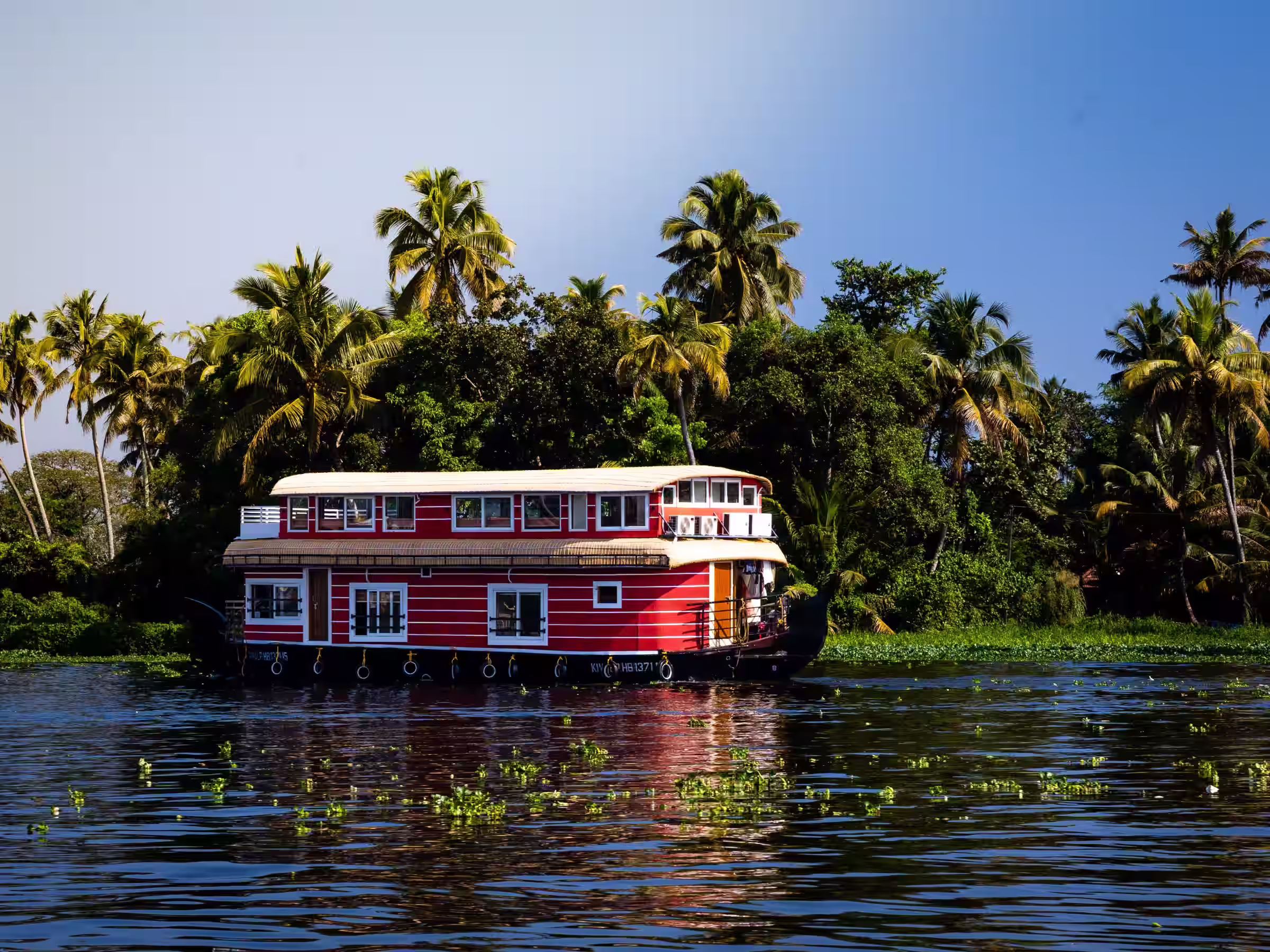 Kerala backwaters in India